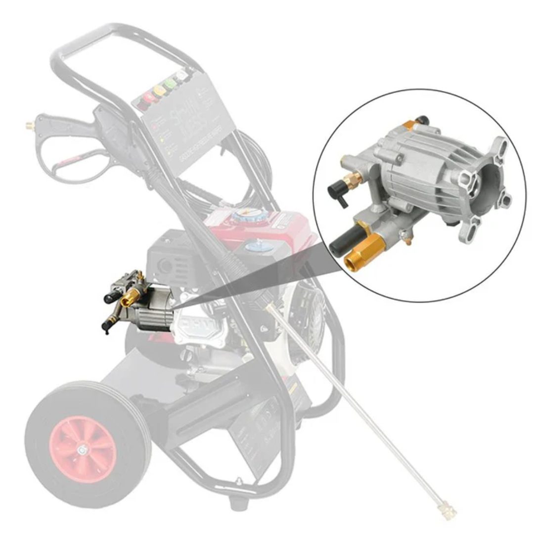 Water Blaster Pump Unit 19.05mm 3/4" Shaft 3000 PSI High Pressure Pump