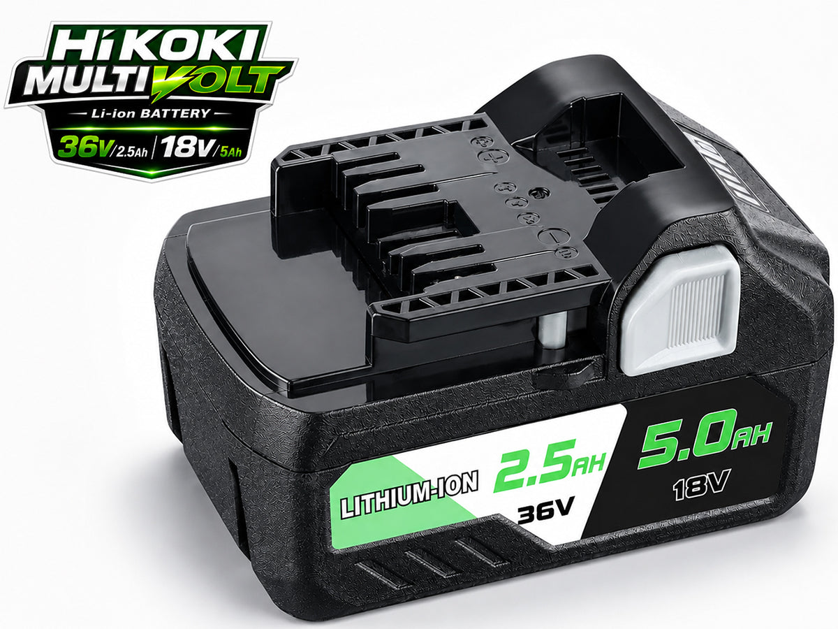 HIKOKI MULTIVOLT BATTERY LI-ION 1080W 36V/2.5AH 18V/5AH Replacement