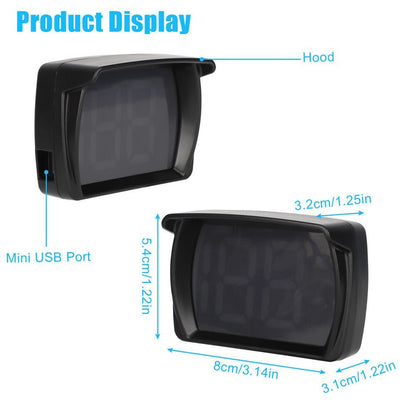 Digital Speedometer Universal GPS Car HUD Head Up Display KM/H Speed Display