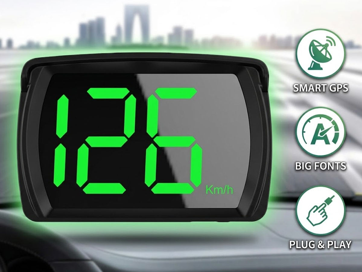 Digital Speedometer Universal GPS Car HUD Head Up Display KM/H Speed Display