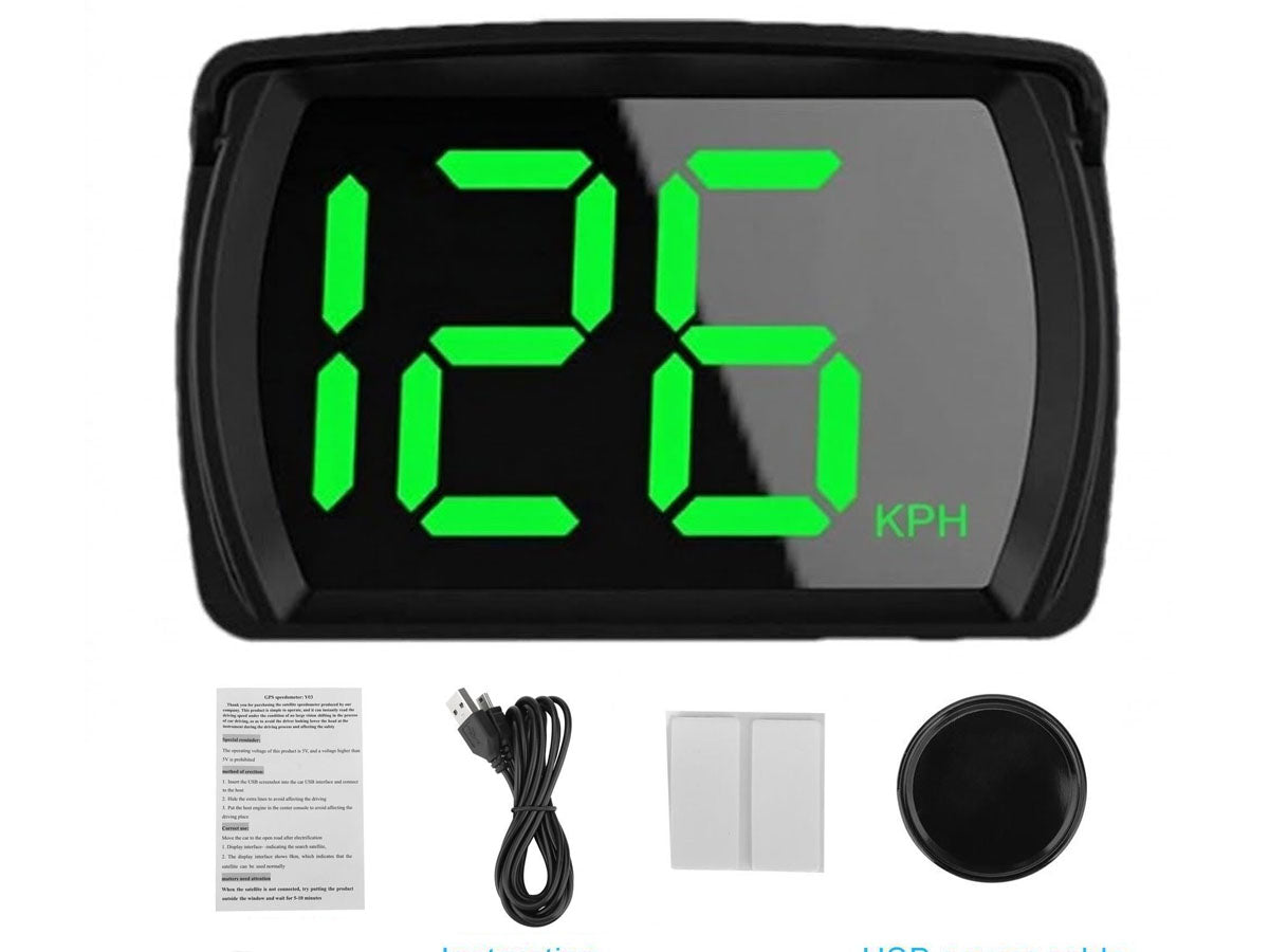 Digital Speedometer Universal GPS Car HUD Head Up Display KM/H Speed Display