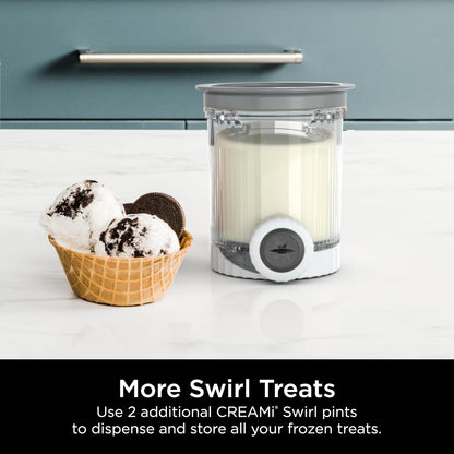 Ice Cream Pints and Lids Compatible with NC700 Series Ninja 2Pcs