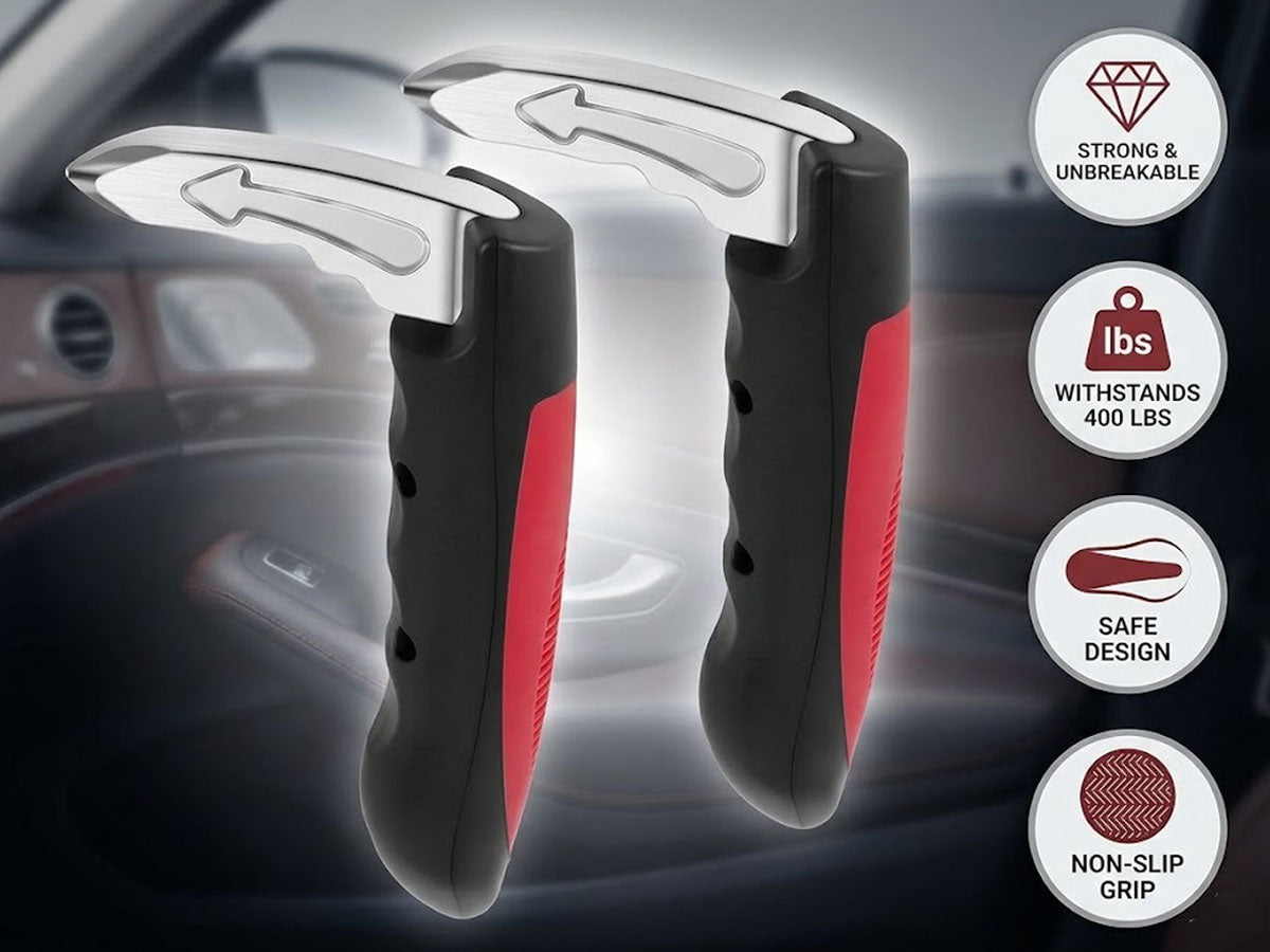 2 Pack Car Door Handle for Elderly Portable Car Handle Assist Vehicle Support Handle