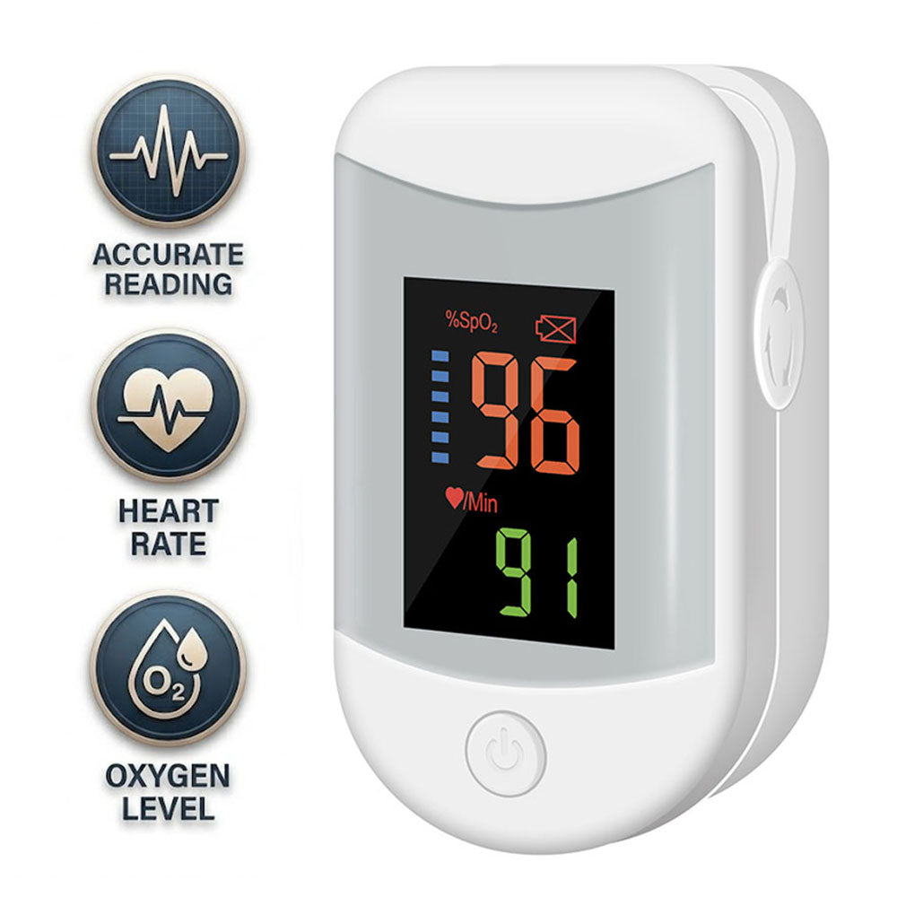 Finger Oximeter With Heart Rate Monitor