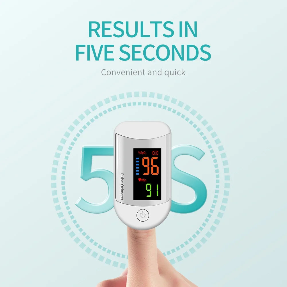 Finger Oximeter With Heart Rate Monitor