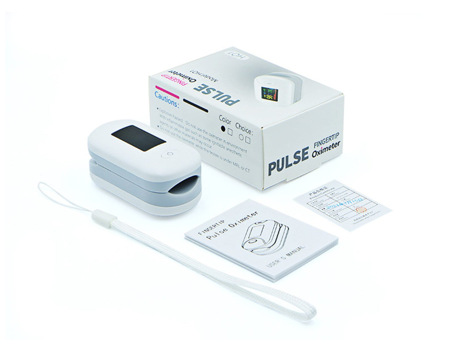 Finger Oximeter With Heart Rate Monitor