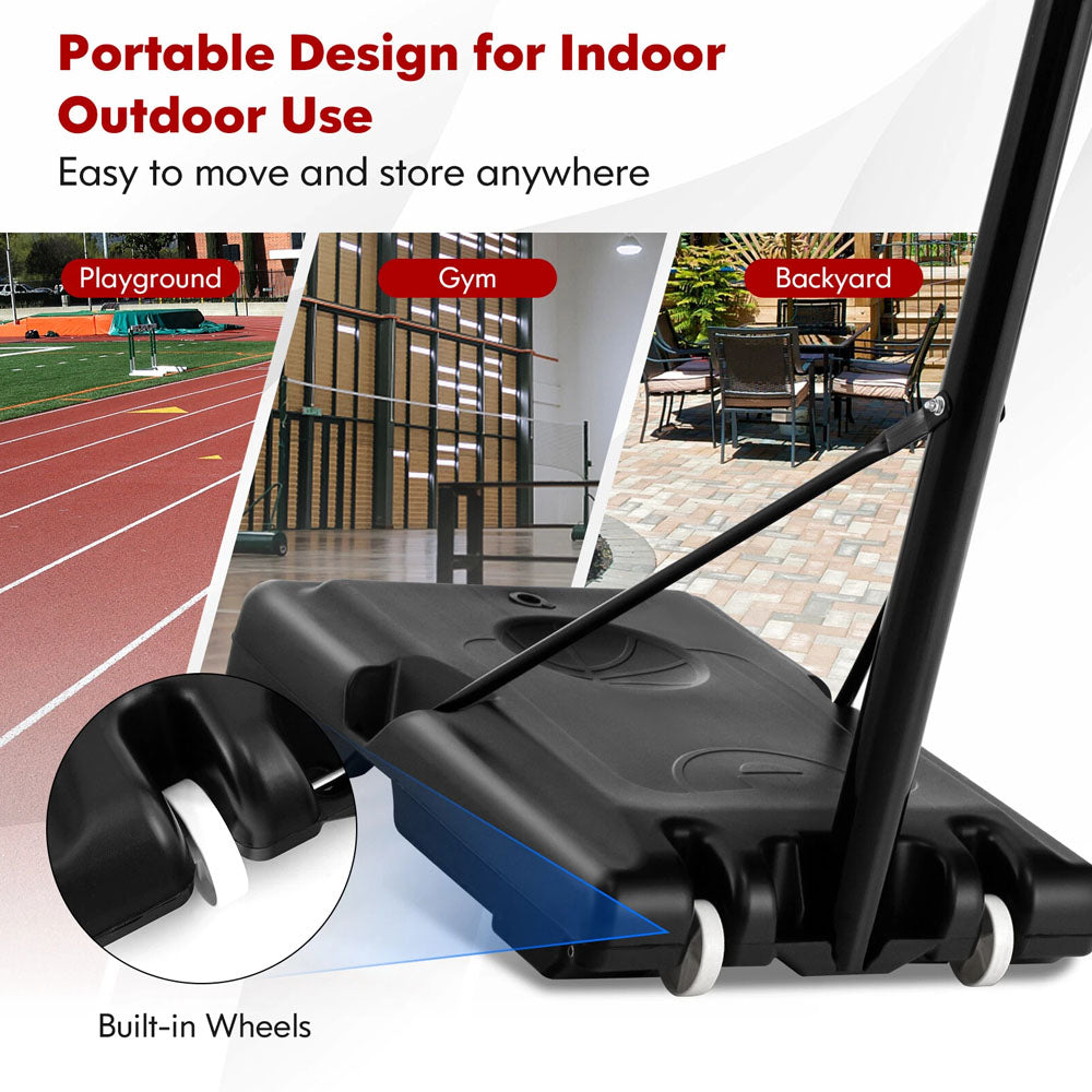 Height Adjustable Portable Basketball Hoop Stand