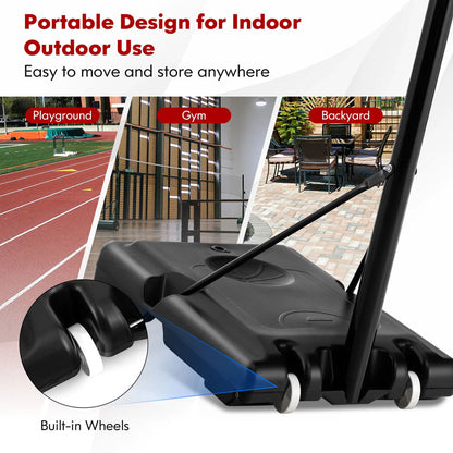 Height Adjustable Portable Basketball Hoop Stand