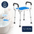 Shower Chair Seat Adjustable Bath Stool Bench