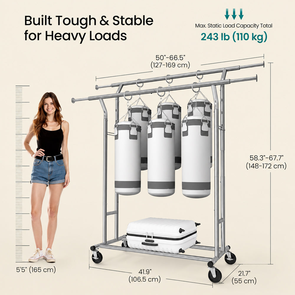 Heavy Duty Metal Garment Rack