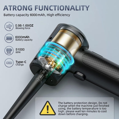 Air Duster Cordless Electric - Rechargeable