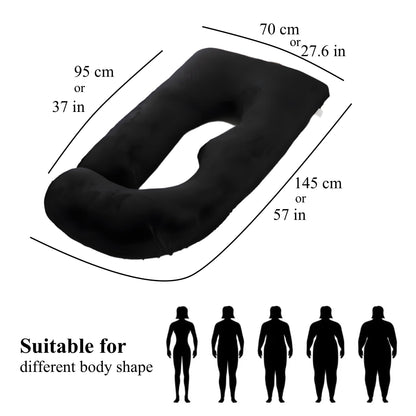 Pregnancy Pillow U-Shaped Full Length Body Support