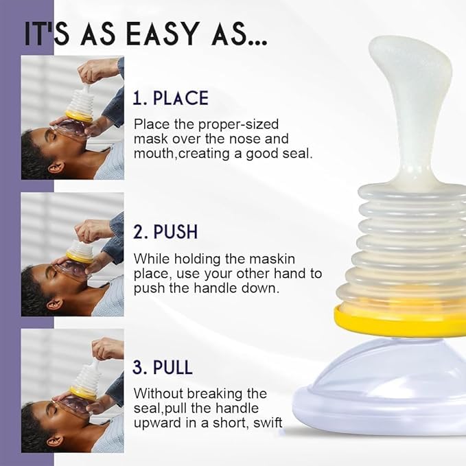 Anti Choking Device Portable Emergency Airway Suction Tool for Home & Travel
