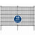 10 Pack Metal Garden Barrier Fence Animal Fence Panels,Garden Border