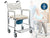 Mobile Shower Toilet Commode Chair