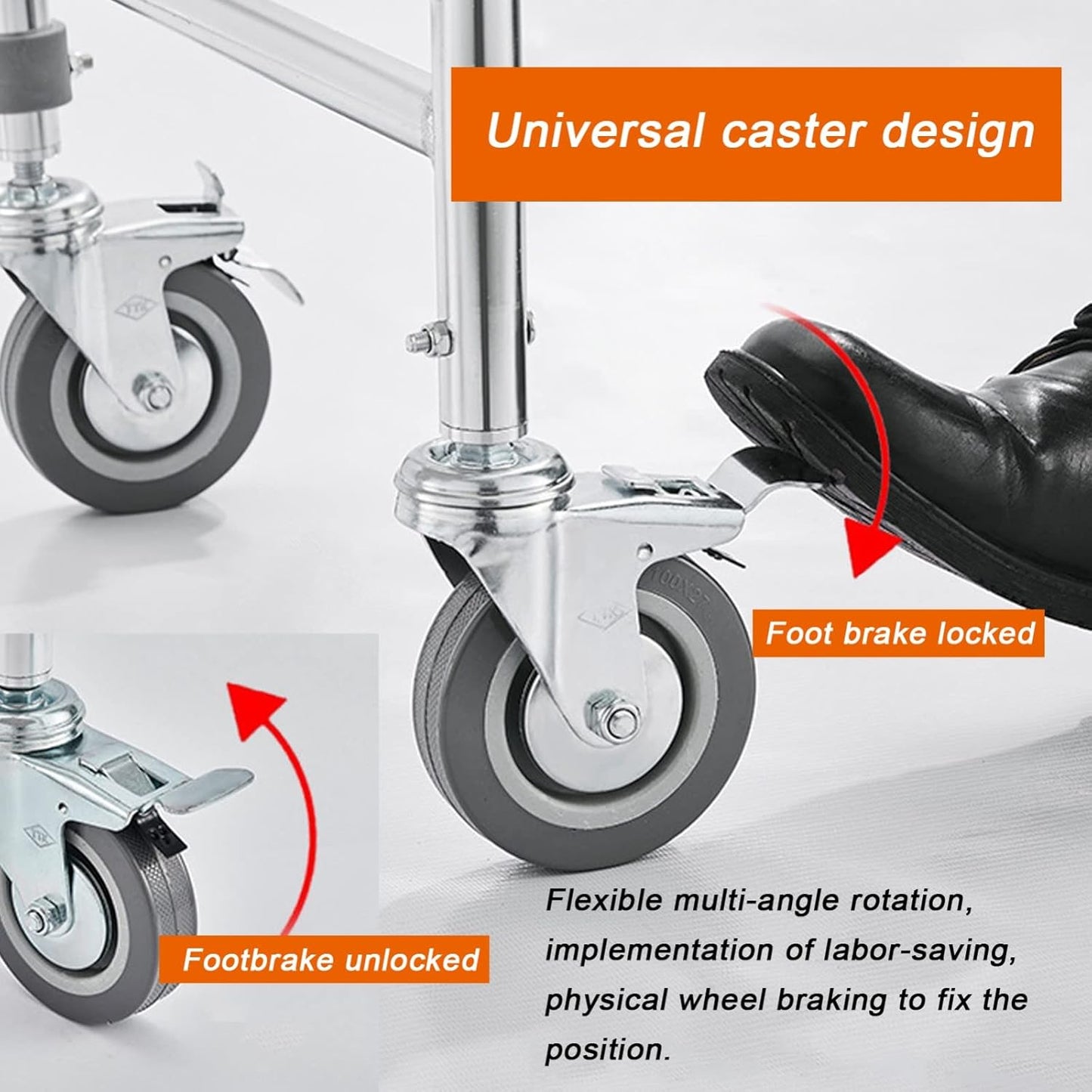Mobile Shower Toilet Commode Chair