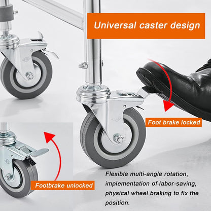 Mobile Shower Toilet Commode Chair