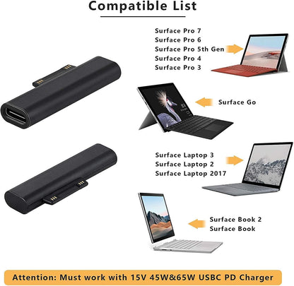 Surface Pro Charger Adapter USB C Charger Adapter