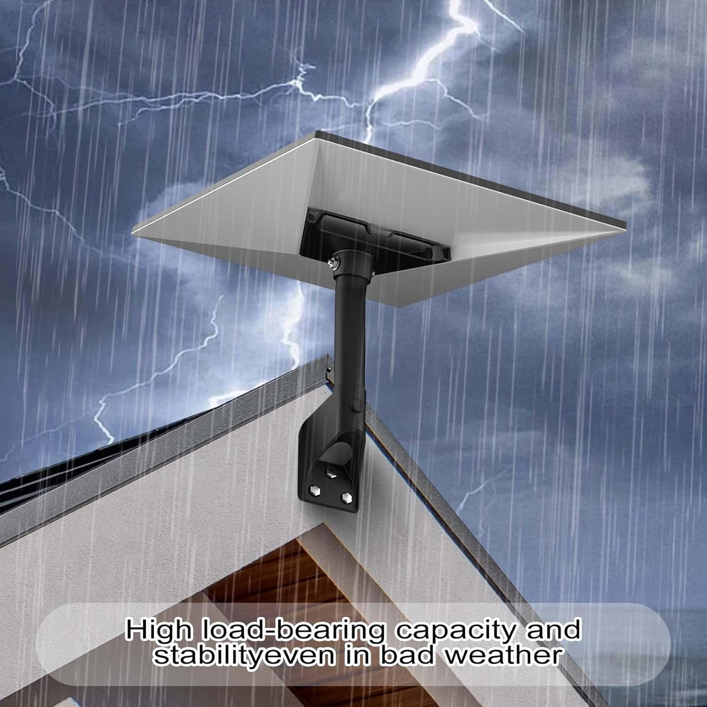 Starlink Gen 3 Mount, 360° Rotatable Roof & Wall Mount for V3 Starlink