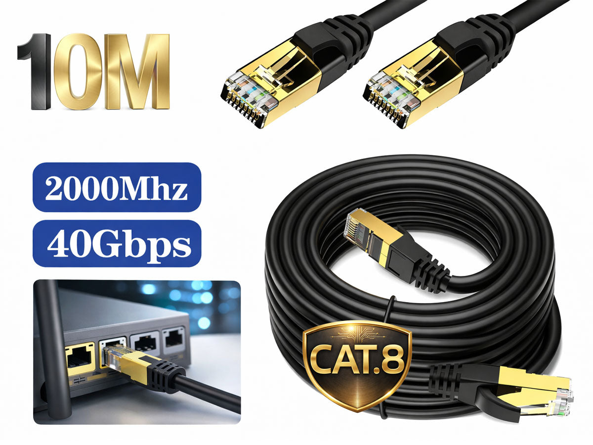 LAN Cable CAT8 Ethernet Cable 10m