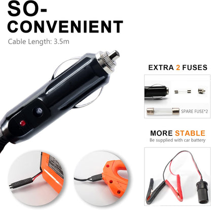 Electric Hydraulic Car Floor Jack 5 Ton 12V Built-in Tire Inflator Pump