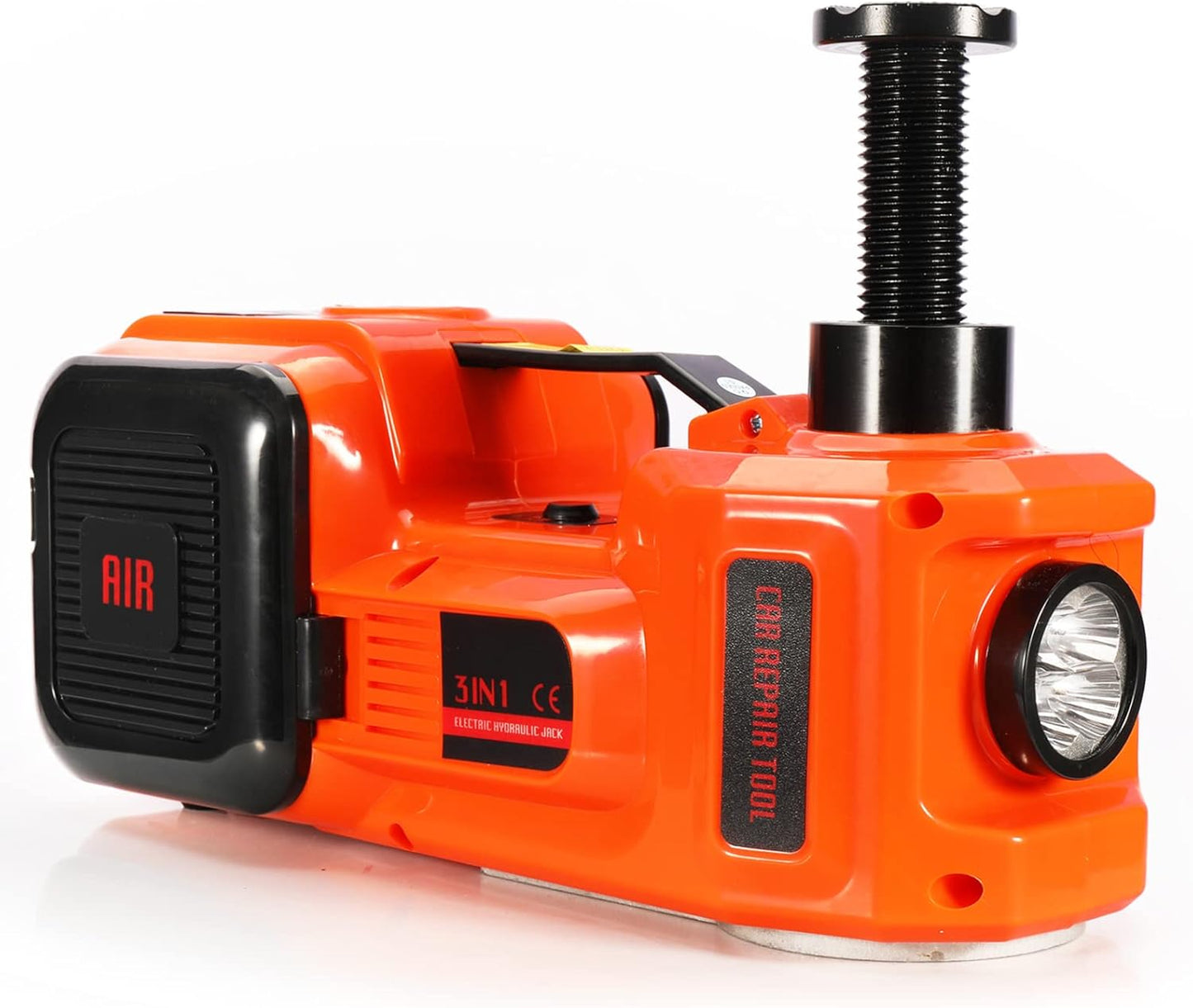 Electric Hydraulic Car Floor Jack 5 Ton 12V Built-in Tire Inflator Pump