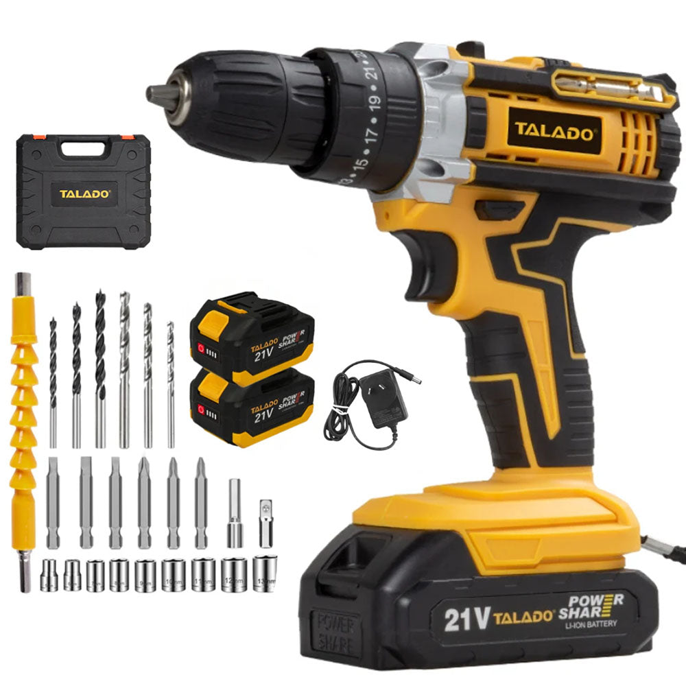 Cordless Impact Electric Drill Driver with Battery