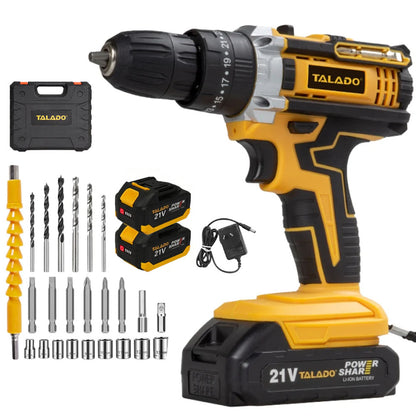 Cordless Impact Electric Drill Driver with Battery