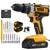Cordless Impact Electric Drill Driver with Battery