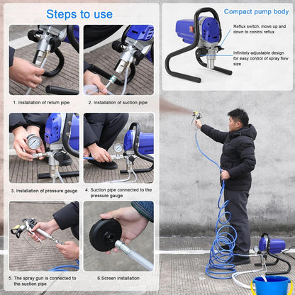 750W Airless Paint Sprayer