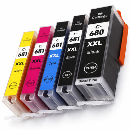 Canon Compatible Ink Cartridges PGI-680XXL CLI-681XXL TS9565 TR7560 TR8560