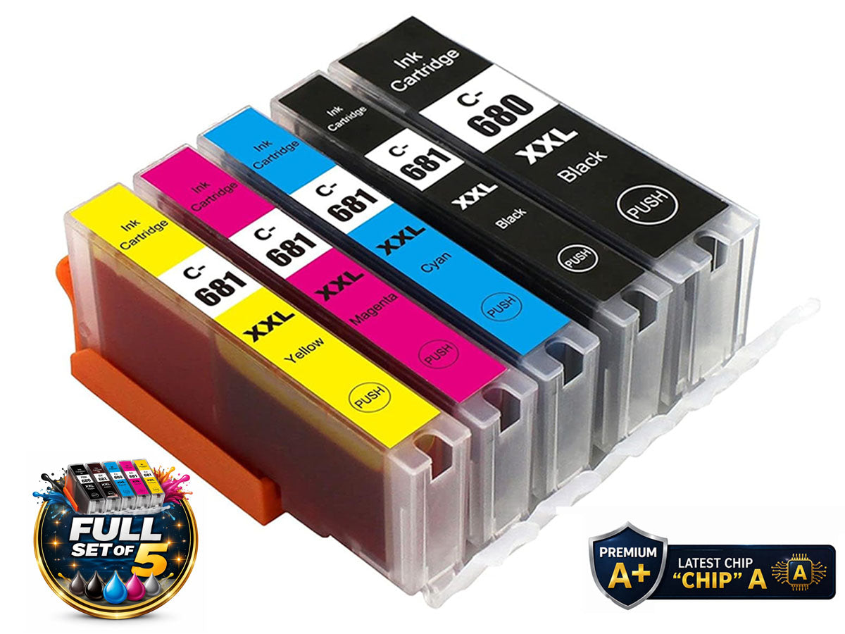 Canon Compatible Ink Cartridges PGI-680XXL CLI-681XXL TS9565 TR7560 TR8560