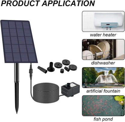 2.5W Solar Fountain Water Pump Kit