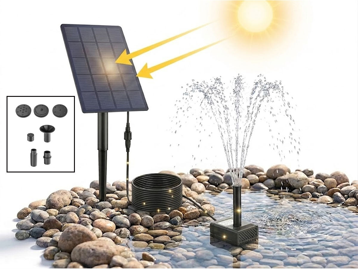 2.5W Solar Fountain Water Pump Kit