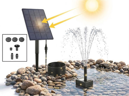 2.5W Solar Fountain Water Pump Kit