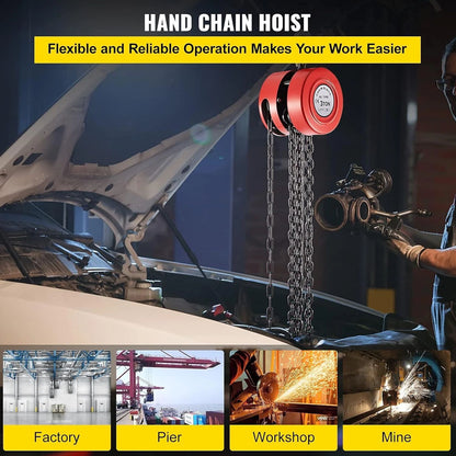 3M Chain Block & Tackle Hoist 3T