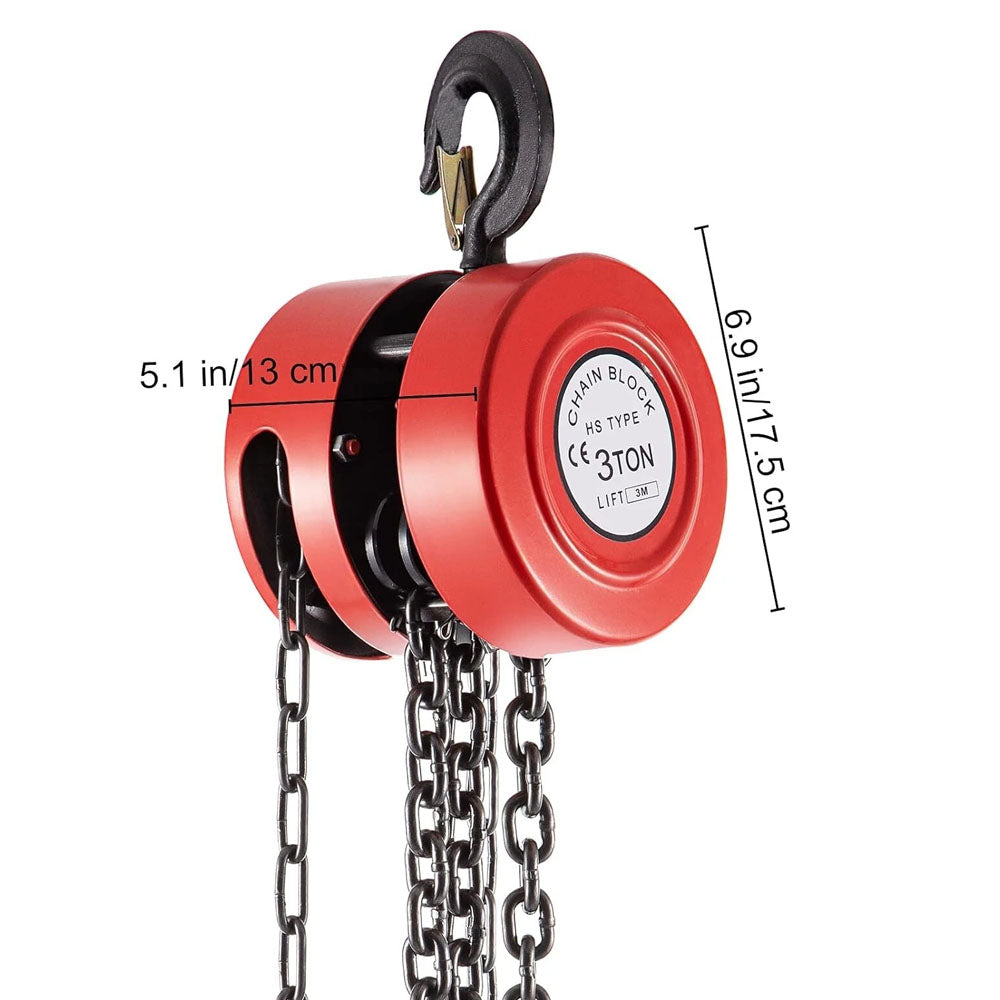 3M Chain Block & Tackle Hoist 3T
