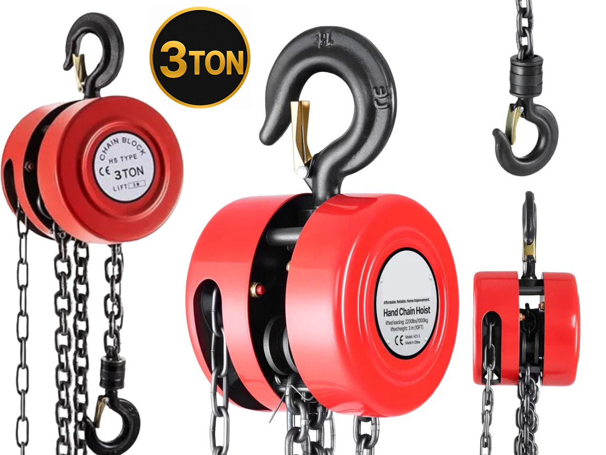 3M Chain Block & Tackle Hoist 3T