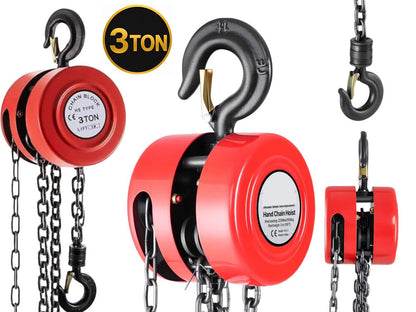 3M Chain Block & Tackle Hoist 3T