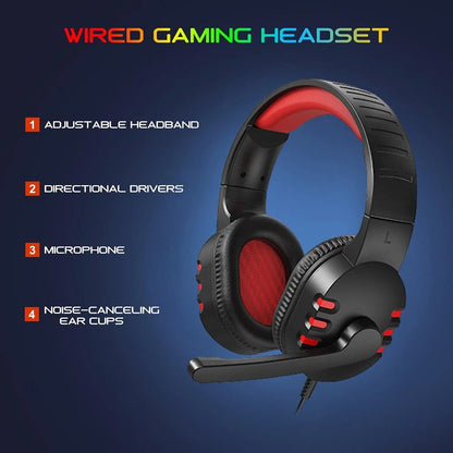 Gaming Keyboard Mouse Headphone Speaker Combo