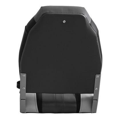 Boat Seats – 2PCS Folding Marine Helm Captain Chairs with Swivel Bases