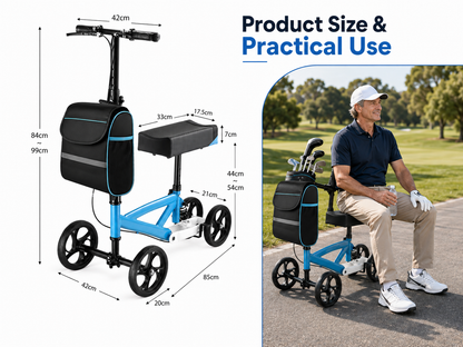 Knee Scooter Walker Mobility Walking Wheelchair