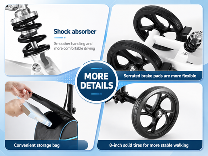 Knee Scooter Walker Mobility Walking Wheelchair