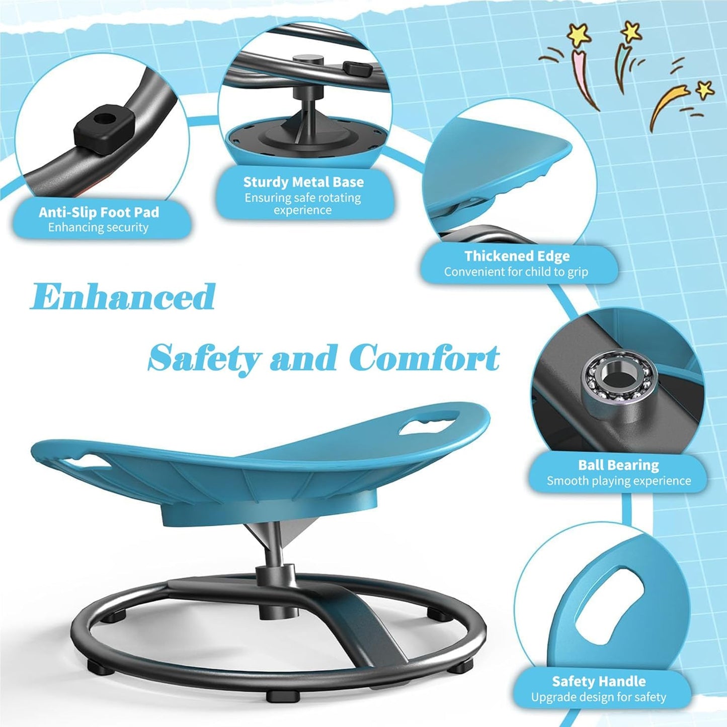 Kids Sensory Spinning Chair