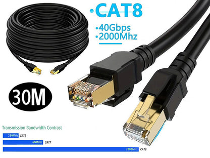 LAN Cable CAT8 Ethernet Cable 30m