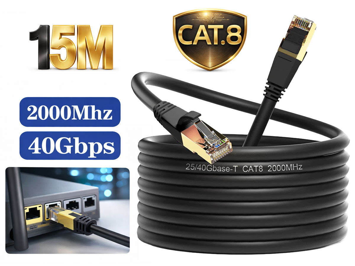 LAN Cable CAT8 Ethernet Cable 15m