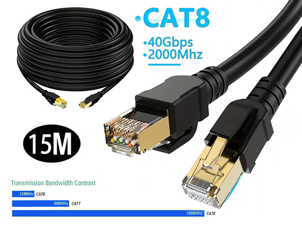 LAN Cable CAT8 Ethernet Cable 15m