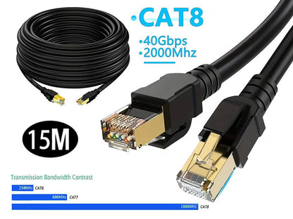 LAN Cable CAT8 Ethernet Cable 15m