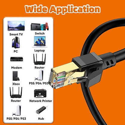 LAN Cable CAT8 Ethernet Cable 5m
