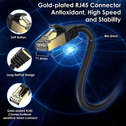 LAN Cable CAT8 Ethernet Cable 15m